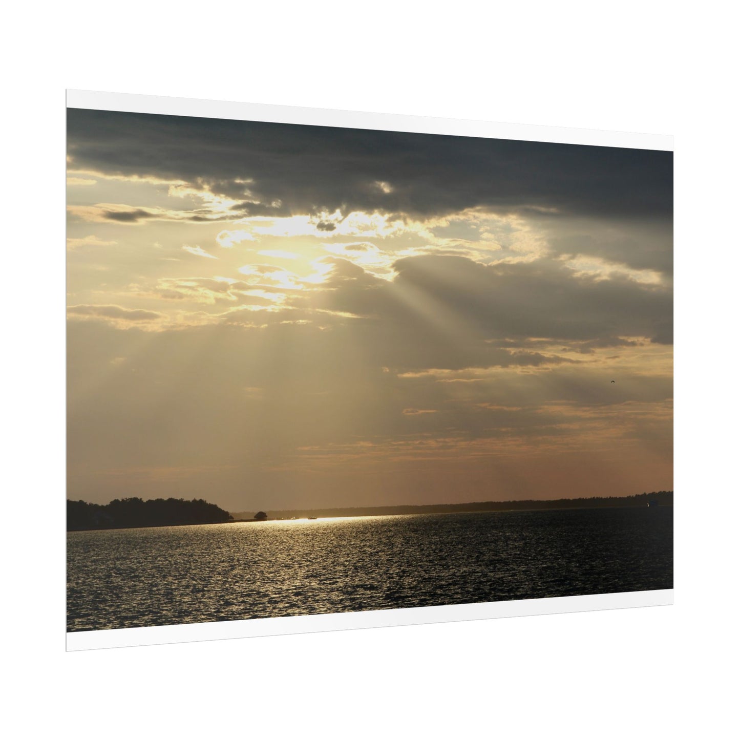 Sunset Horizon Photography Poster