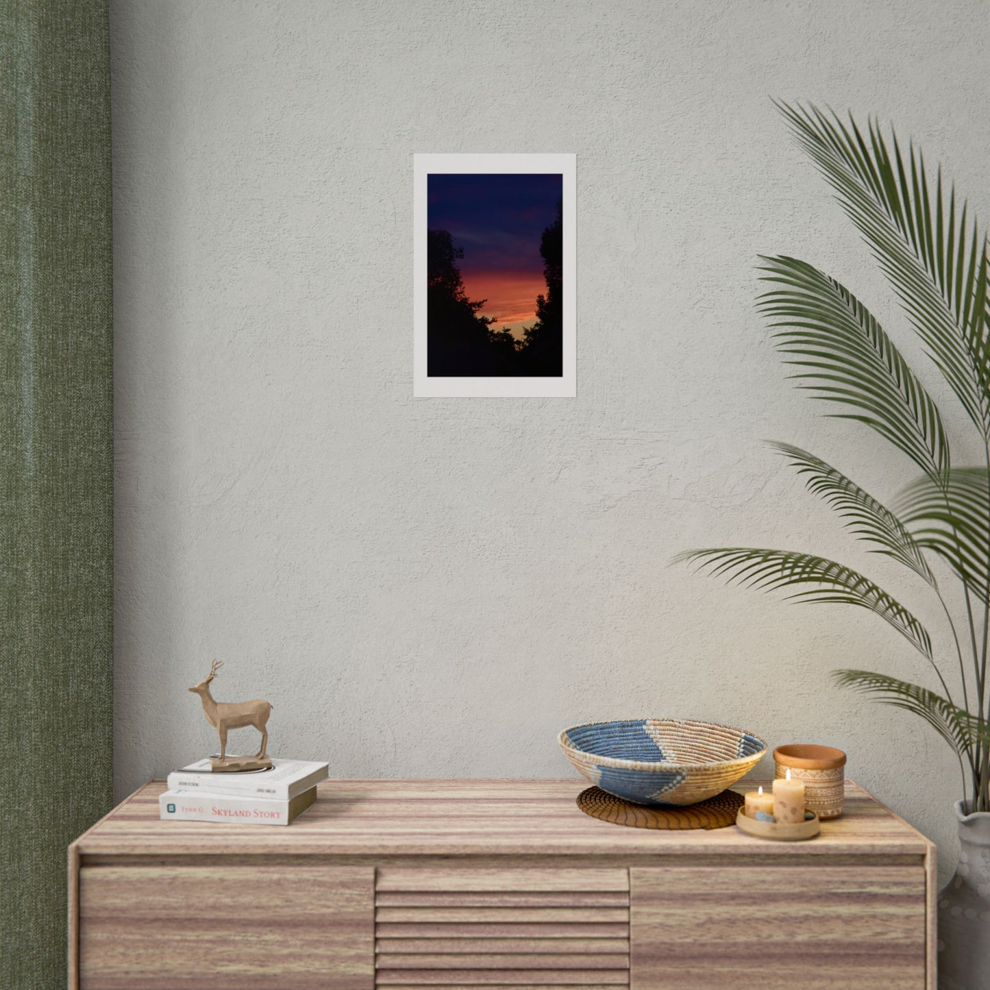 Sunset Silhouette Photography Poster