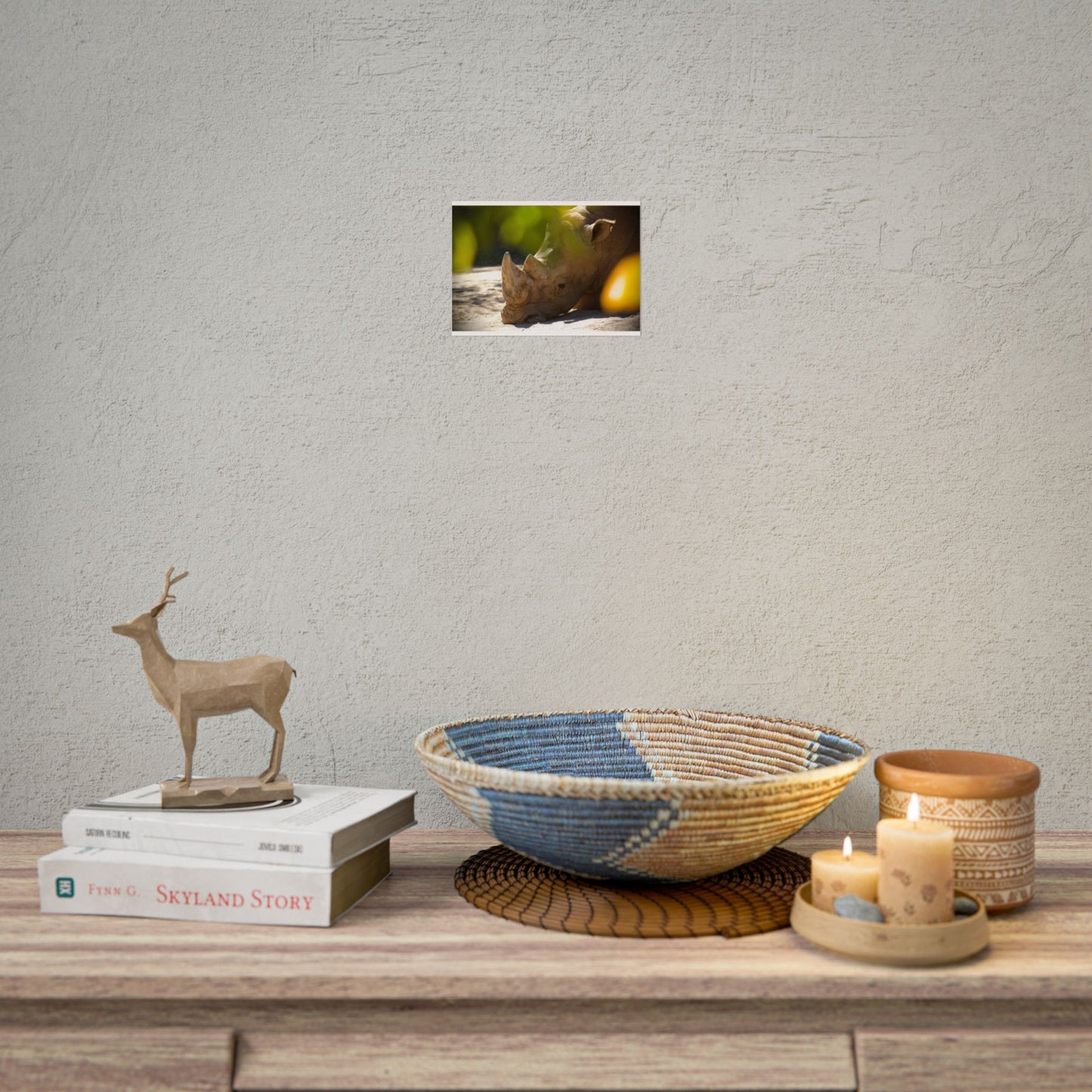 Rhino Photography Poster