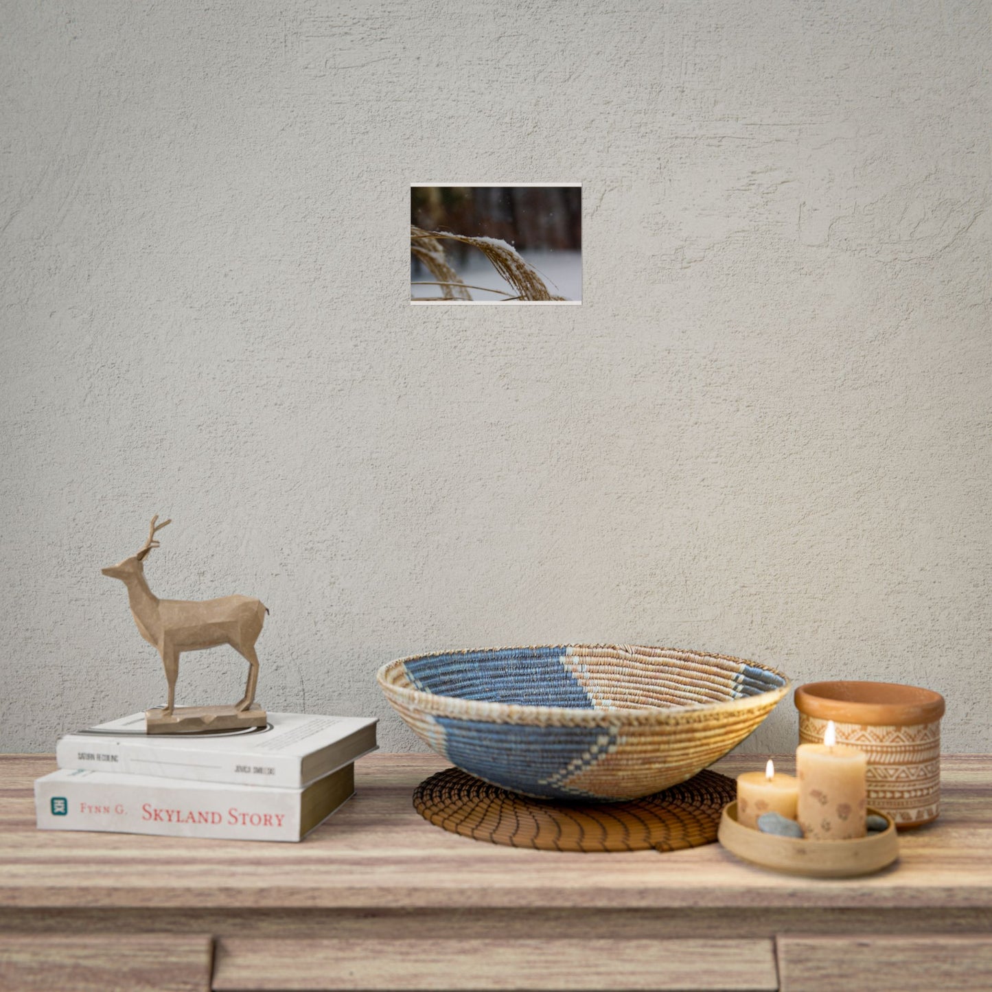 Winter Scene Photography Poster