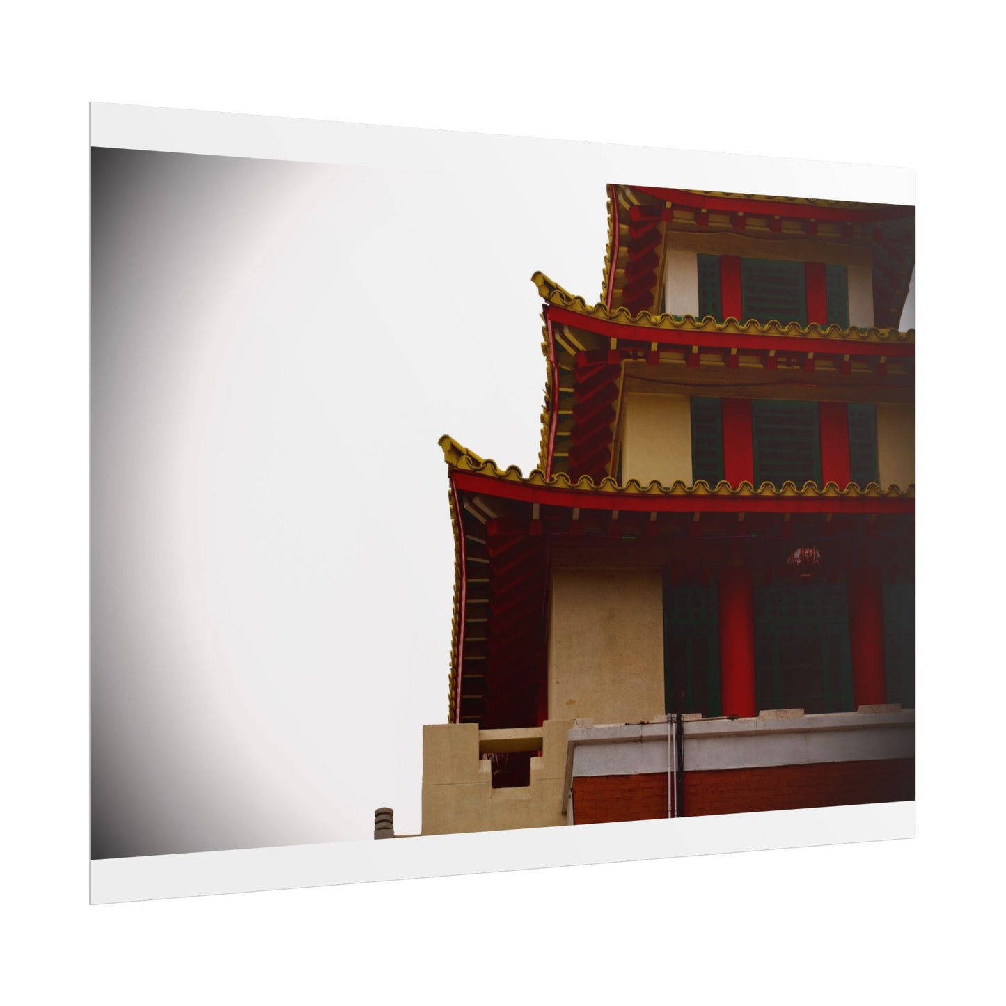 Asian Architecture Photography Poster