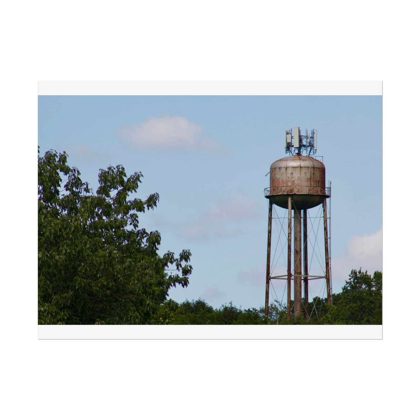 Rustic Water Tower Photography Poster